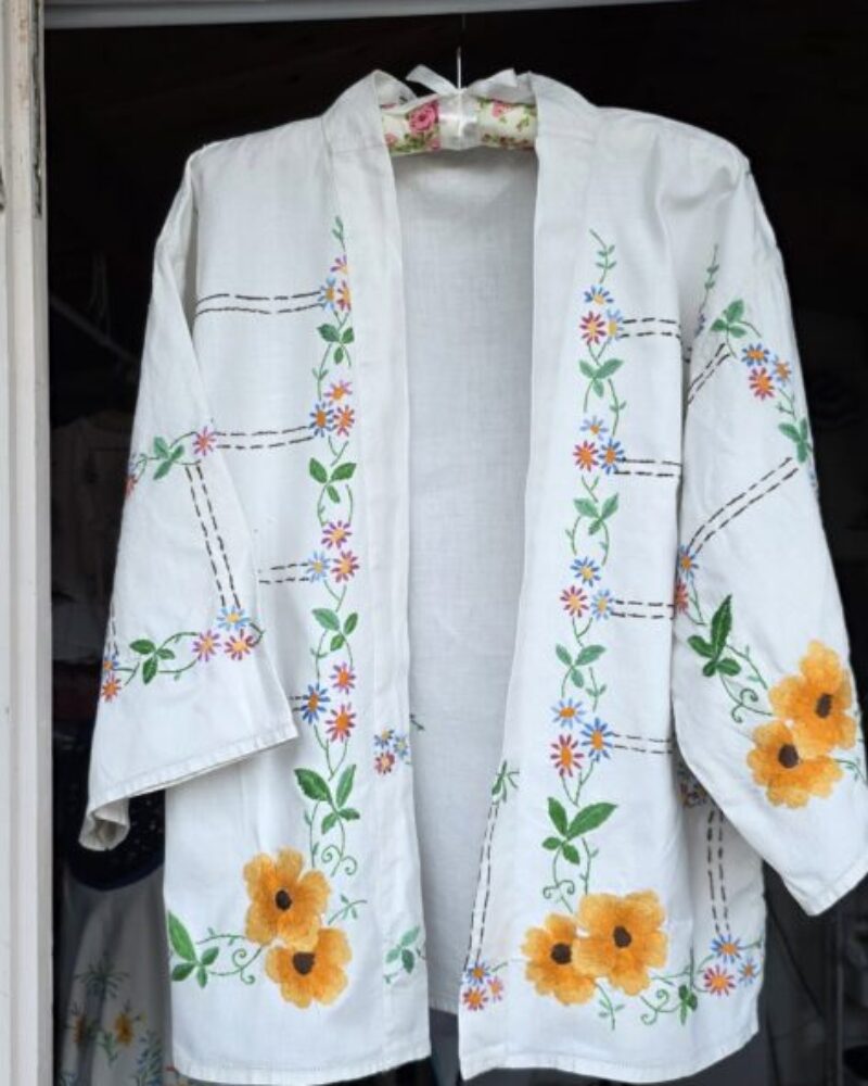 Vintage inspired kimono style jacket