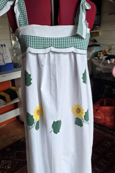 White and green sundress
