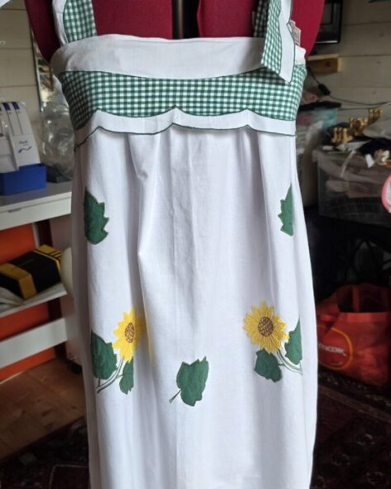 White and green sundress