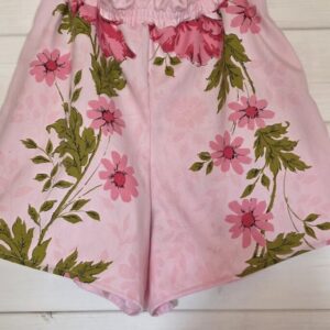 Pink floral shorts